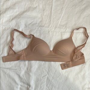 Soma Nude Lace Trim Bra